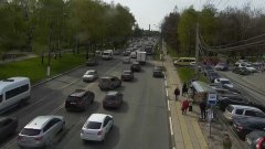 Минтранс Чувашии показал как мелкие аварии в столице собирают пробки