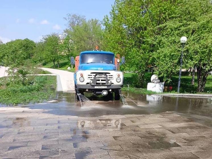 На Лыбедском бульваре в Рязани устранили засор канализации