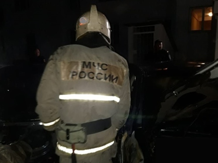 В Екатеринбурге сгорели КАМАЗ и ЗИЛ, припаркованные в переулке Энергетиков