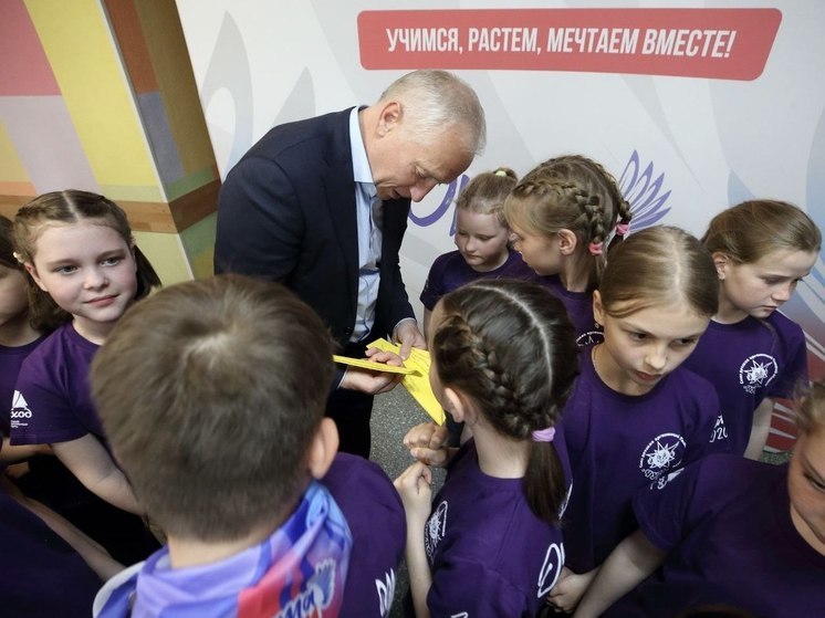 Губернатор Владимир Мазур поздравил юных томичей с Днем защиты детей