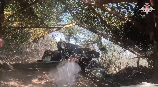Российские артиллеристы уничтожили минометчиков ВСУ: боевые кадры
