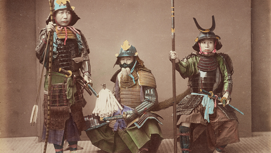 Samurai-Krieger um 1860
