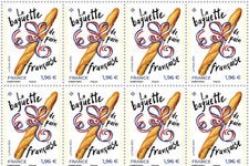 The new French baguette stamp.
