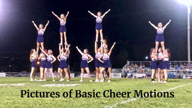 Pictures of Basic Cheer Motions
