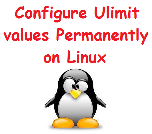 Configure ulimit values permanently on Linux
